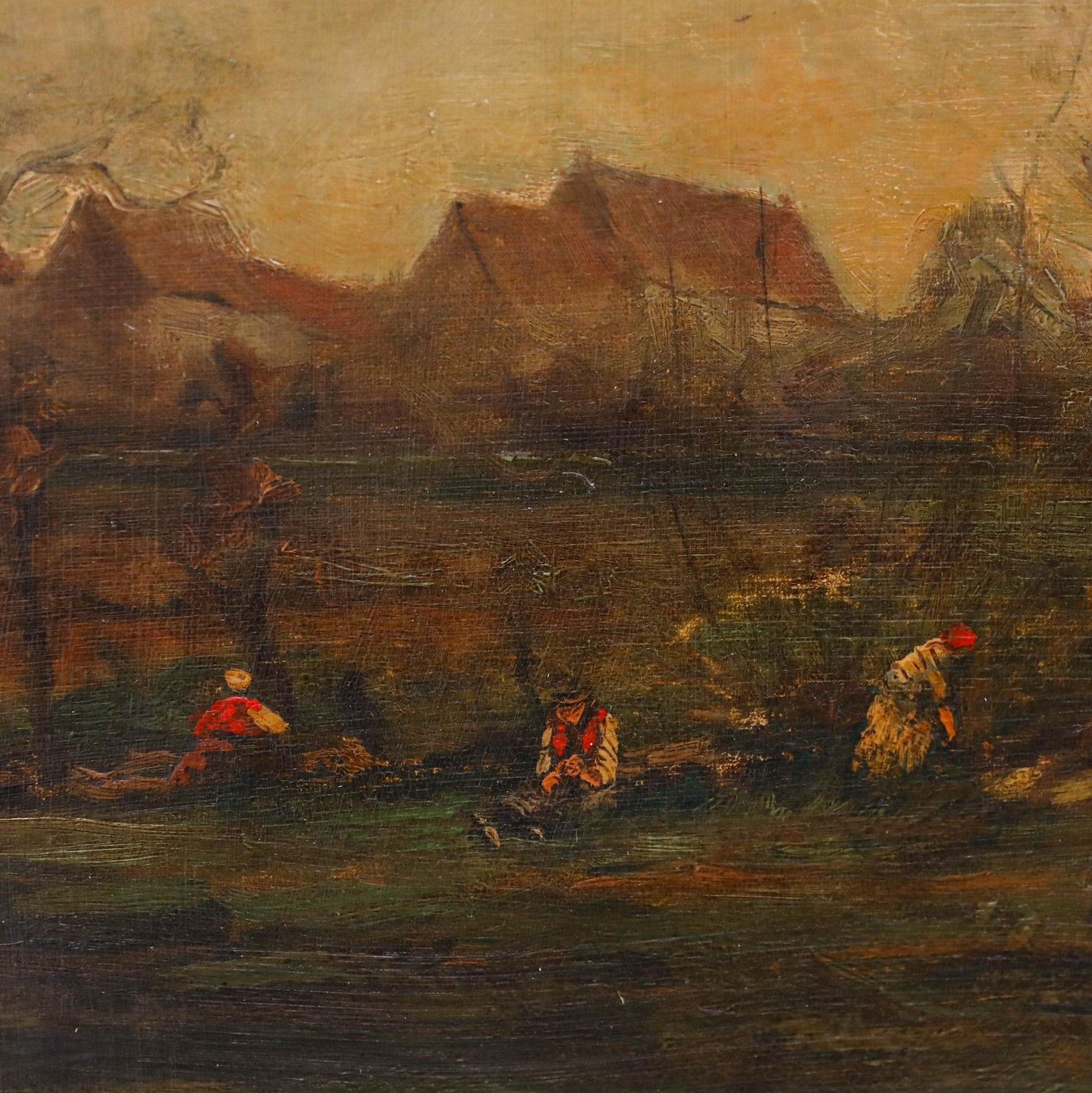 Henri De Braekeleer (1840 1888) 1880 Oil, Working The Fields photo Art