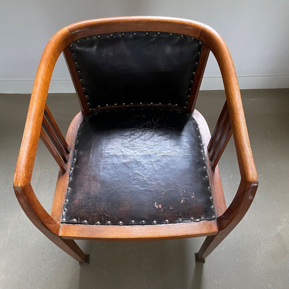 Vienna Secession Art Deco Chair, Austria, 1900s photo vintage
