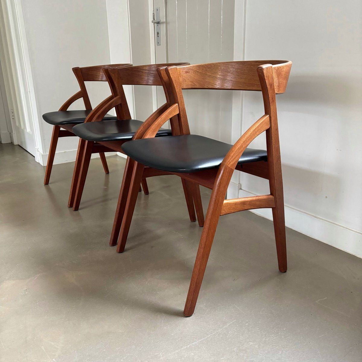 Teak Dining Chair From Dyrlund A/S Smith Furniture, Denmark, 1960s photo for sale