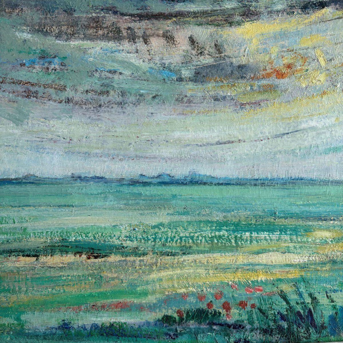 Rien Goené, Friesland, 1980s, Oil Painting photo Art