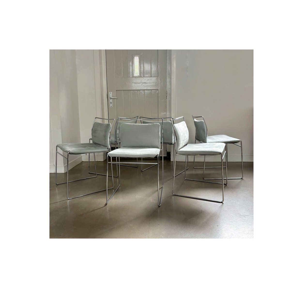 Tulu Chairs By Kazuhide Takahama For Gavina, Italy, 1970s, Set Of 6 photo for sale