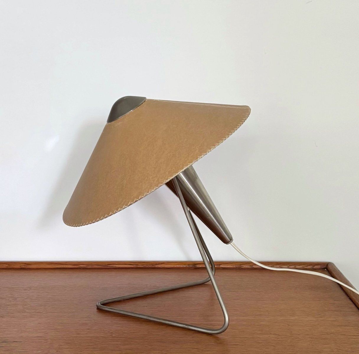 Czech Modernist Table Or Wall Lamp By Helena Frantova For Okolo, 1950s photo furniture