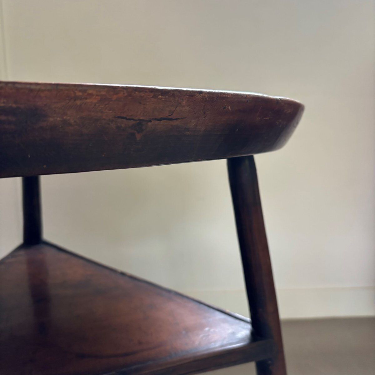 photo for sale Antique Wooden Tripod Side Table, Late 18th Century