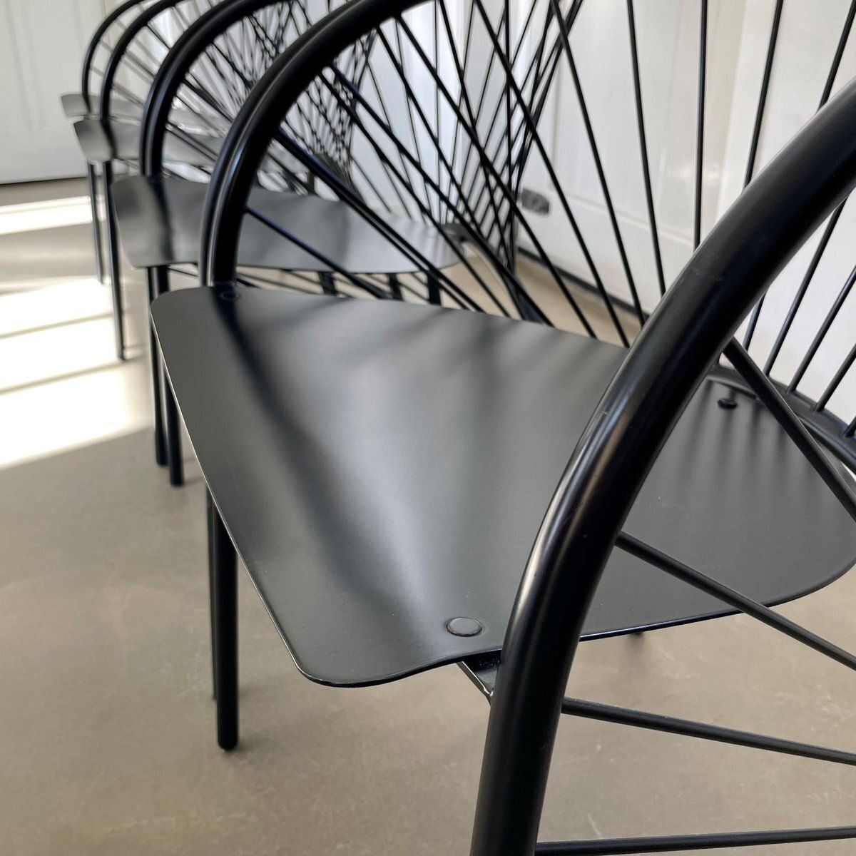 1559.0 Lizzie Chairs By Regis Protiere For Paolo Pallucco, 1980s, Set Of 4 photo