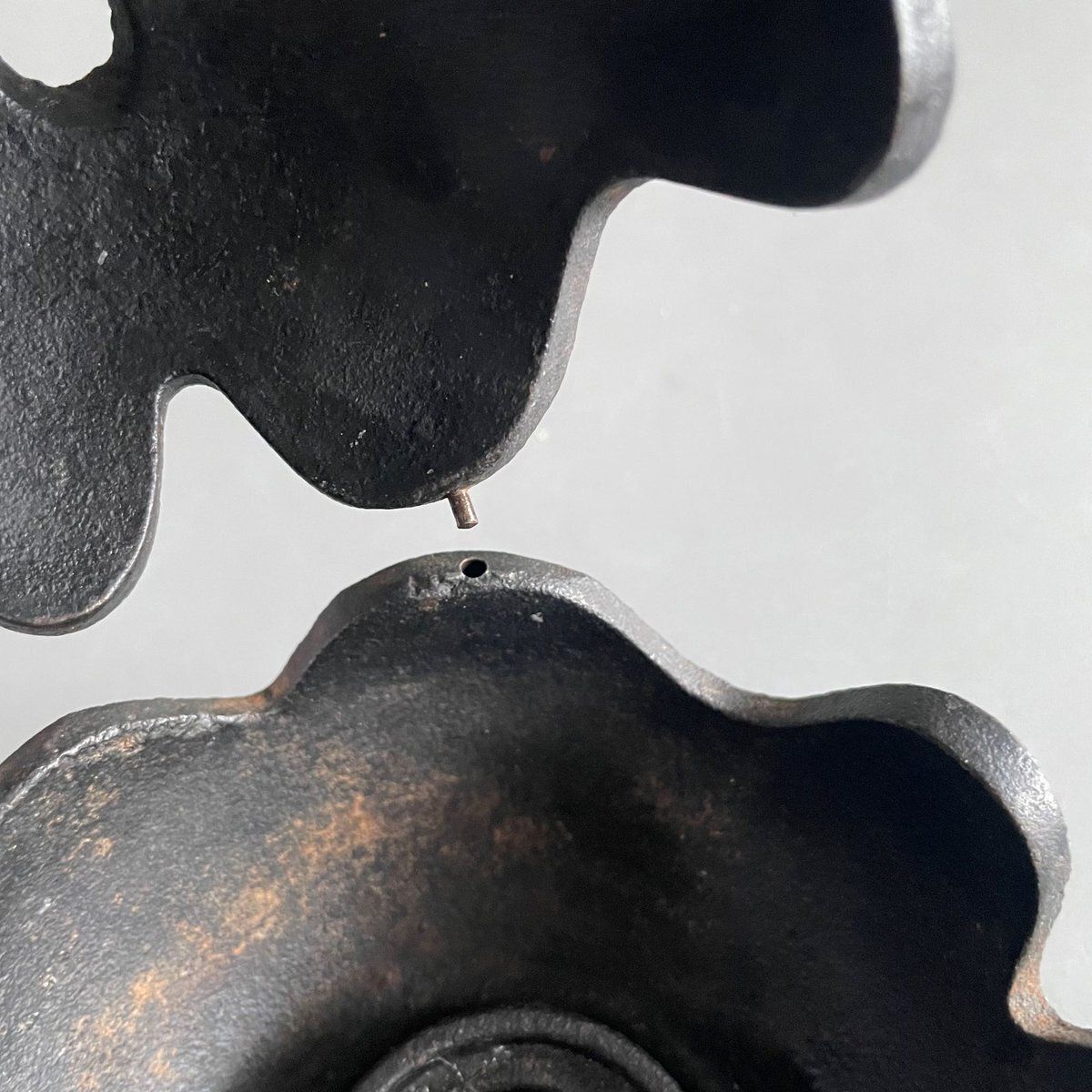 Cast Iron Pumpkin Candleholder By Christel & Christer Holmgren For Illums Bilighus, Denmark, 1960s photo buy