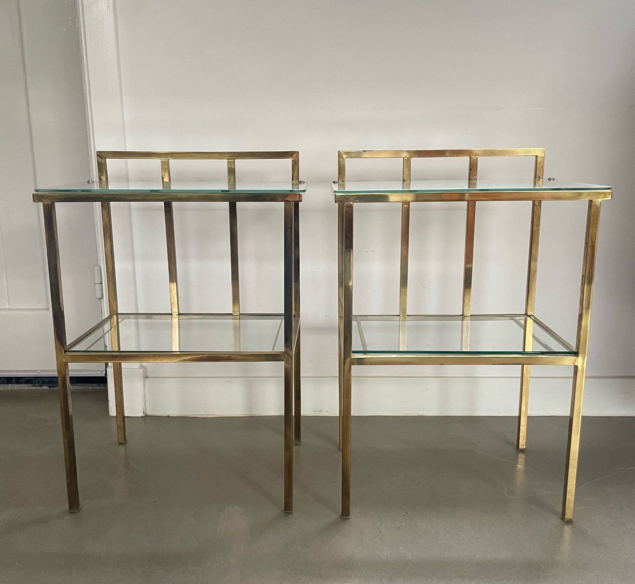 Mid Century Side Tables Attributed To Marc Duplantier, France, 1960s, Set Of 2 photo furniture