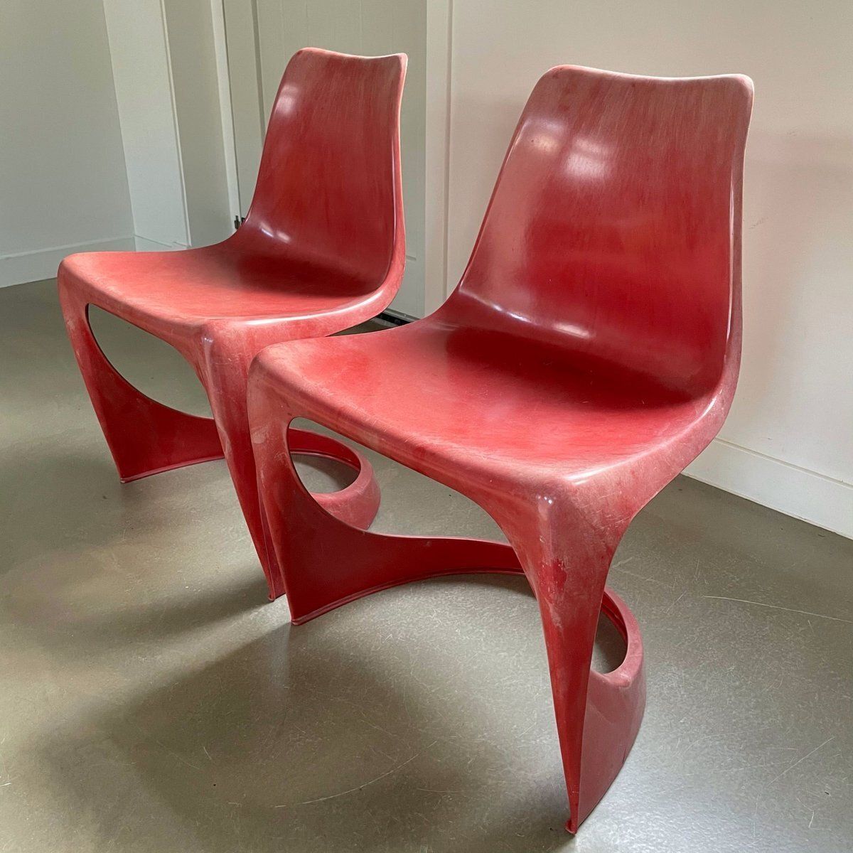 Set Of Vintage Design Chairs By Steen Ostergaard For Cado, 1971 photo vinterior