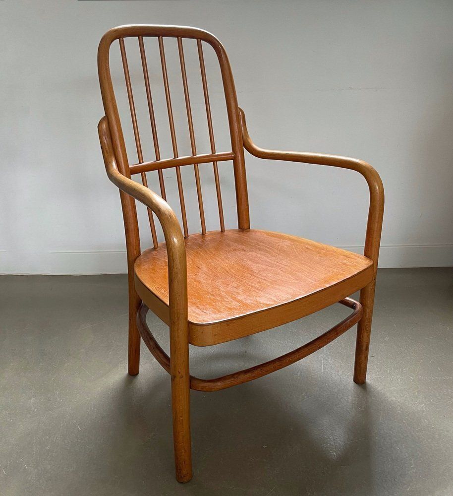 photo vinterior Bentwood Armchair Model A63 F By Josef Frank For Thonet, Austria, 1930s