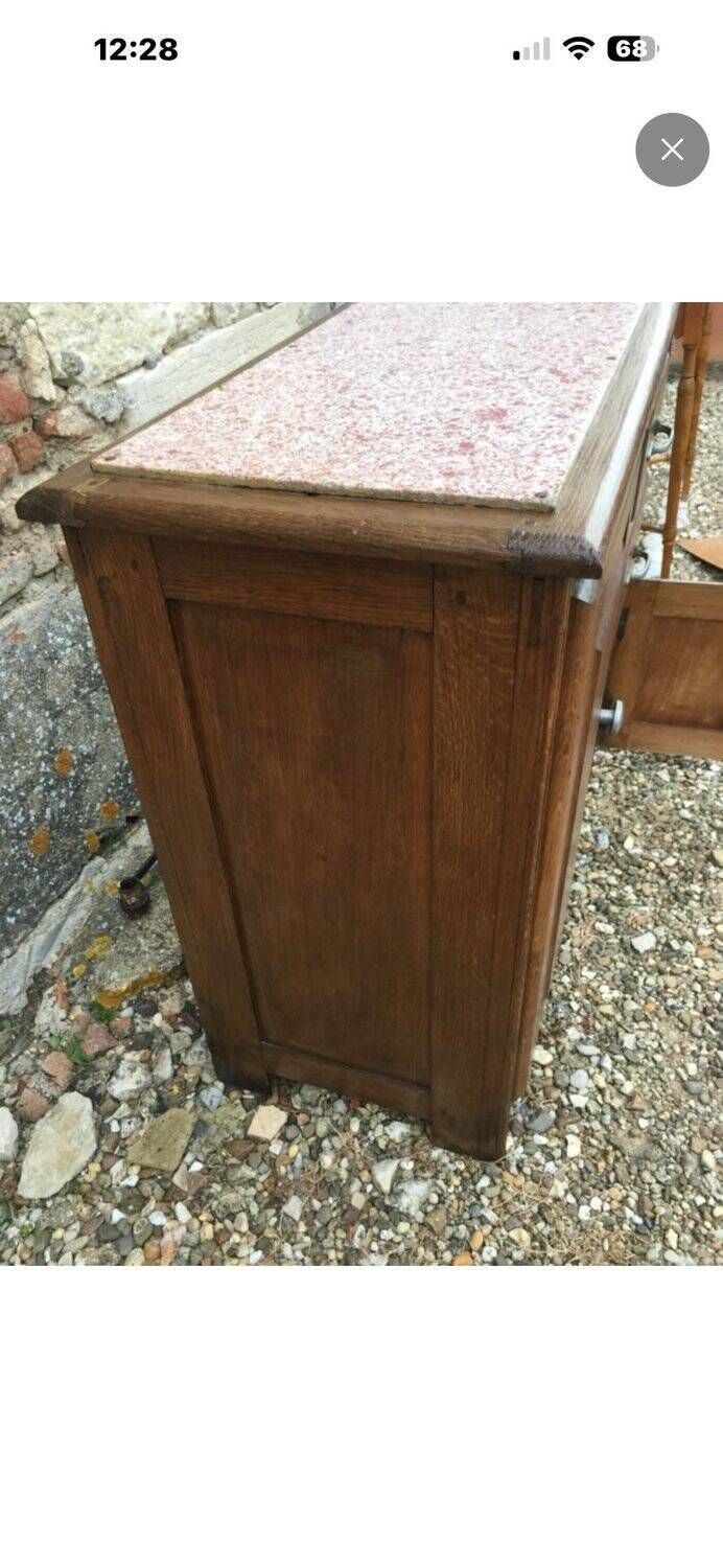 Mado Buffet In Solid Oak — French Domestic Style From The 1950s photo buy