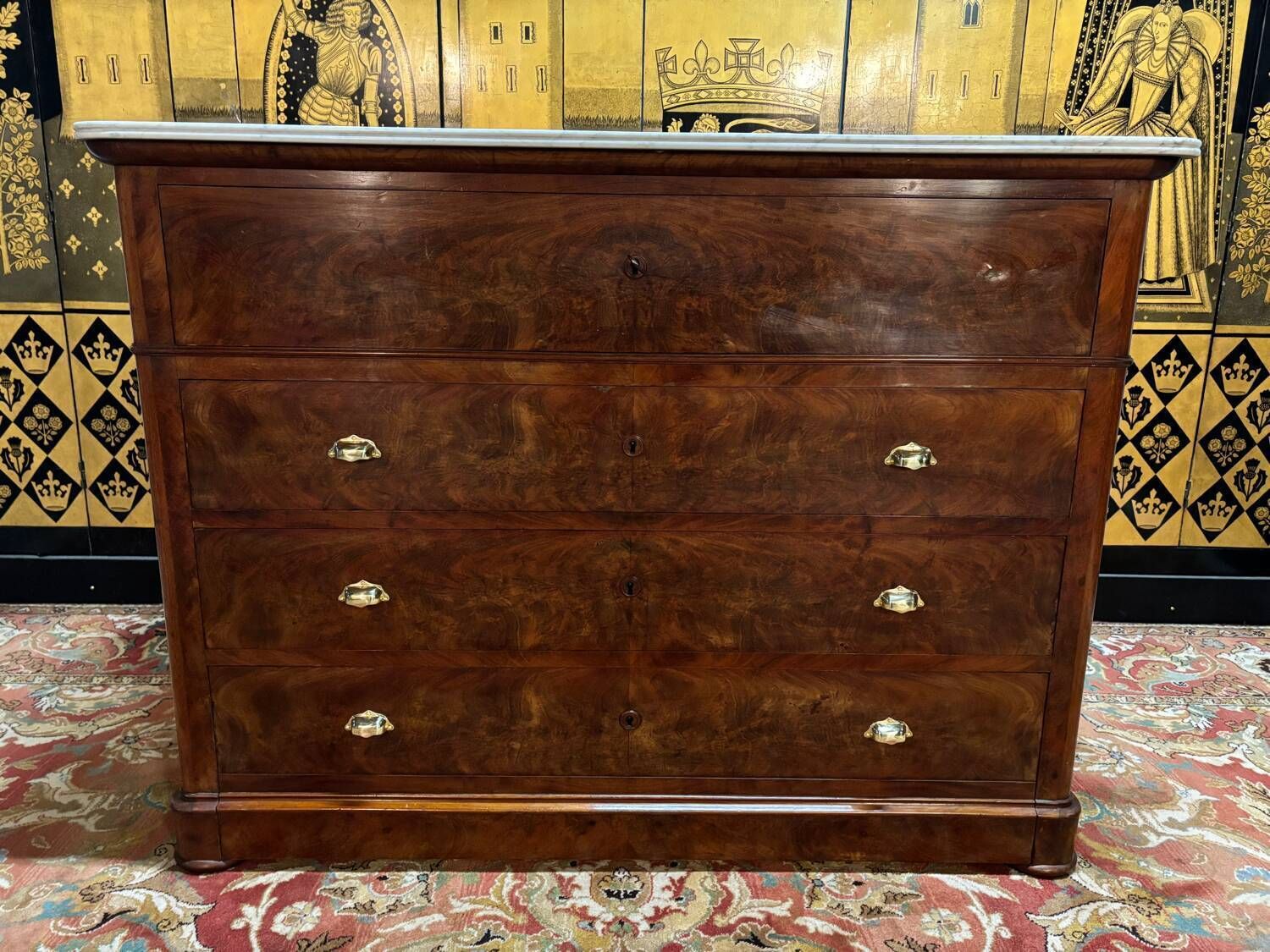 866.0 Louis Philippe Chest Of Drawers/Secretary photo