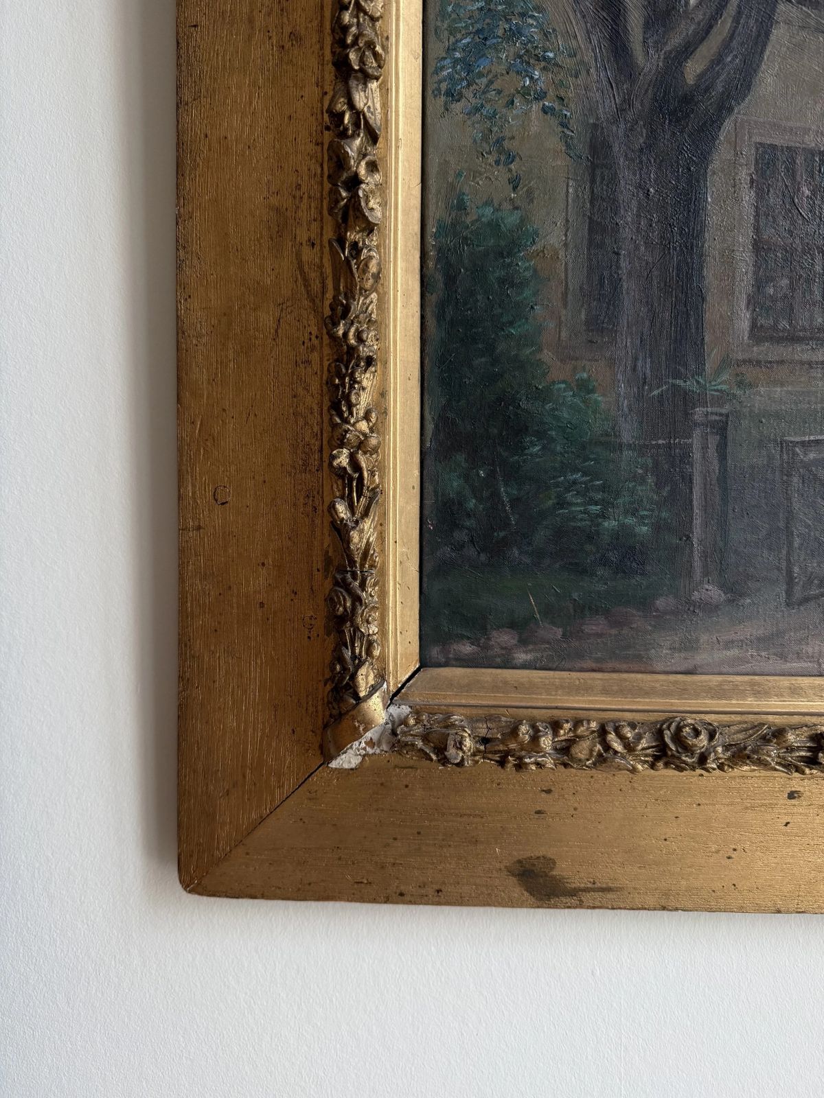 Oil Painting Of A Swedish Summer House photo Art