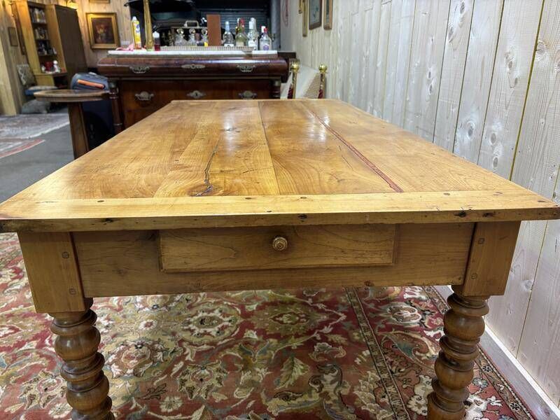 Page 1 Of 15 Louis Philippe Style Dining Table With Breadboard For 10 People photo for sale