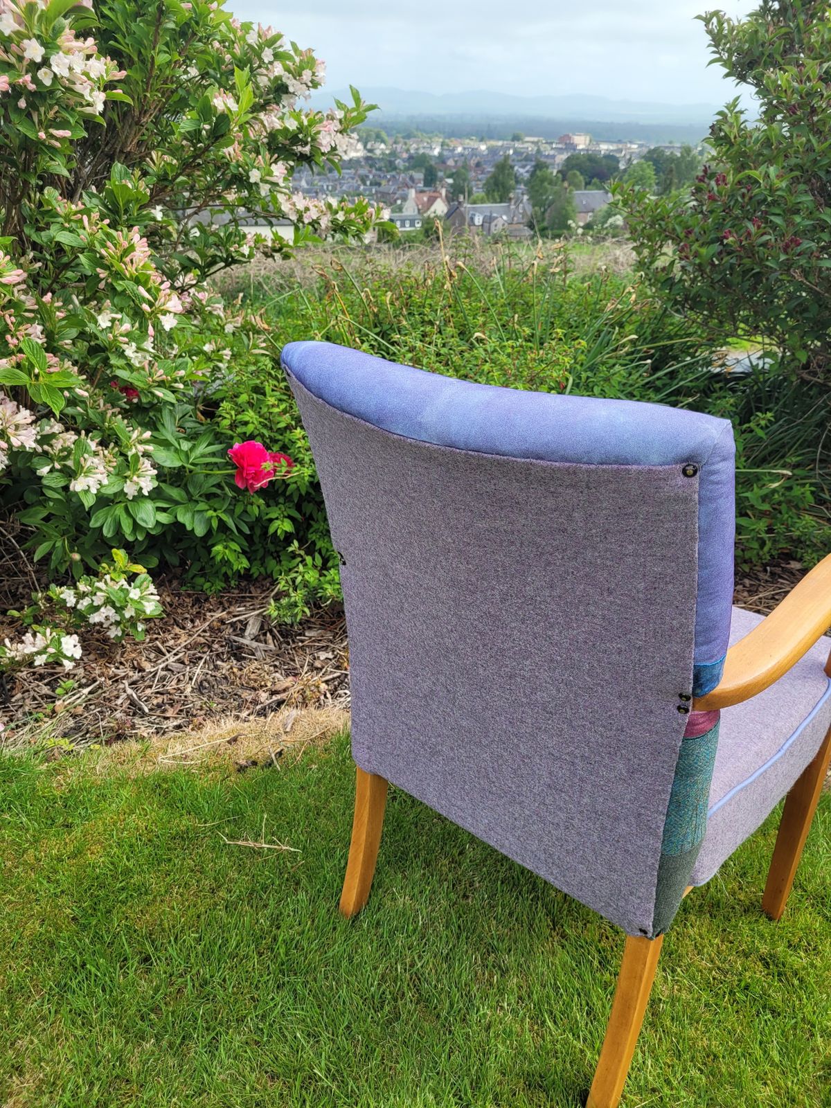 Landscape Chair Original Textile Art Scotland photo furniture