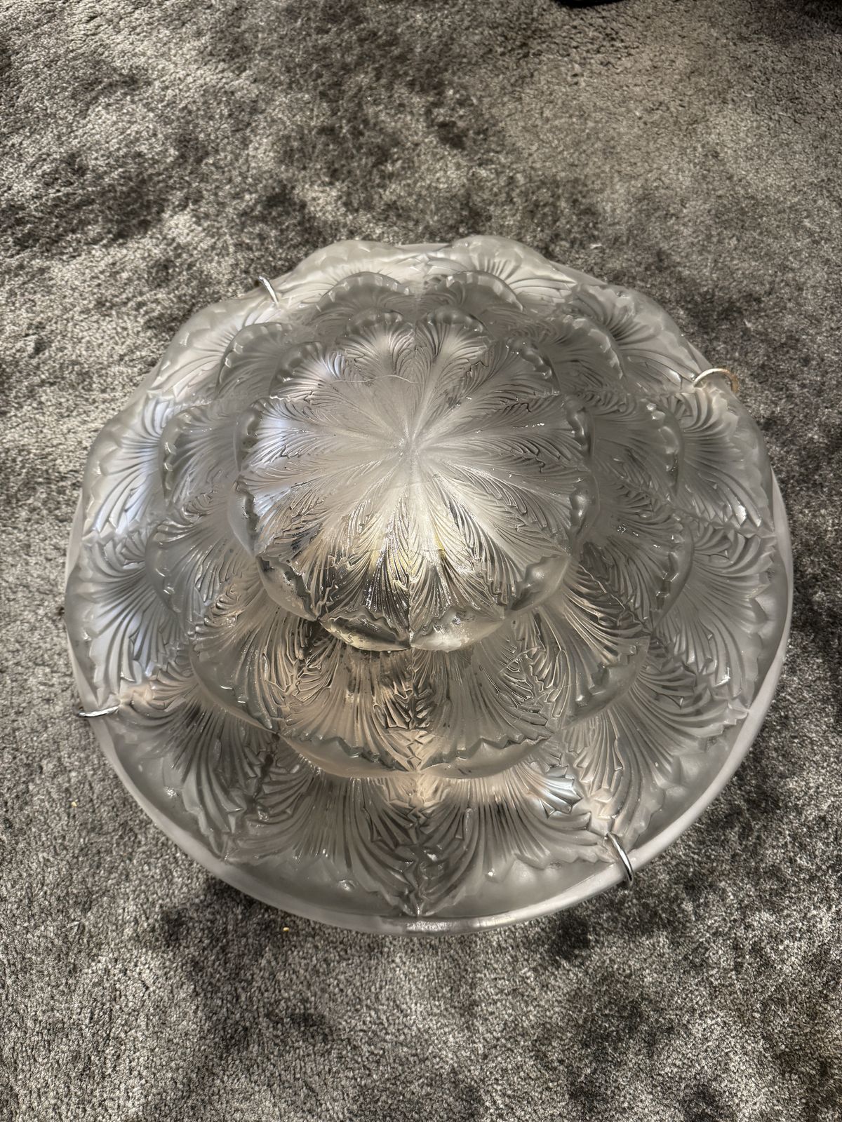 A R.Lalique Acanthes Chandelier photo furniture
