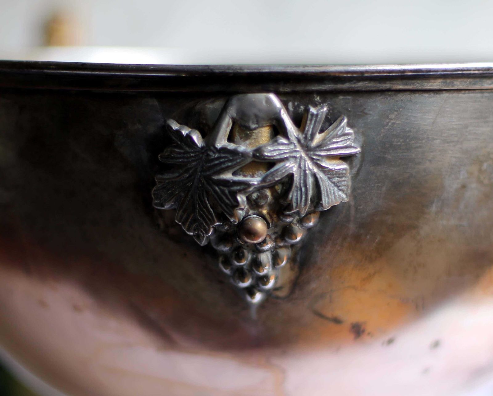 Large Antique Bricout Champagne Bath Silver Plate Ice Bucket French Wine Cooler photo Home Decor