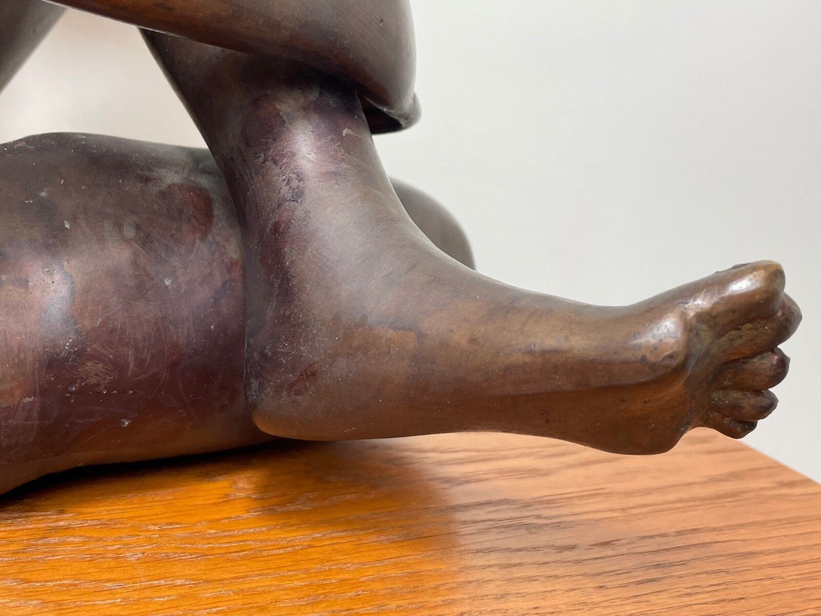 Bronze Seated Nude Woman Sculpture — Follower Of Judy (J.A.) Onder photo Art