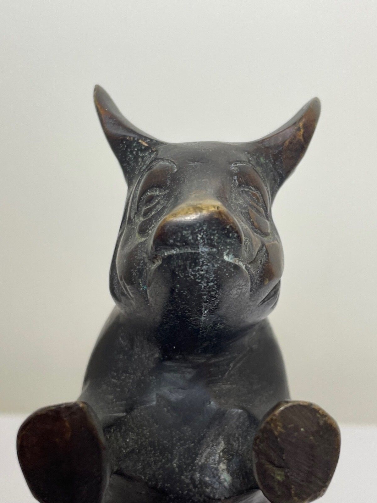 Victorian Small Butchers Advertising Point Of Sale Pig Sculpture photo 1365.0