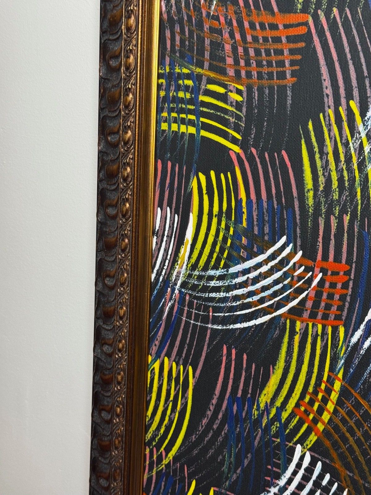 Kunst Groot schilderij 🔥 Fire Dreaming van Jean Hudson Nampijinpa, ca. 2005 photo