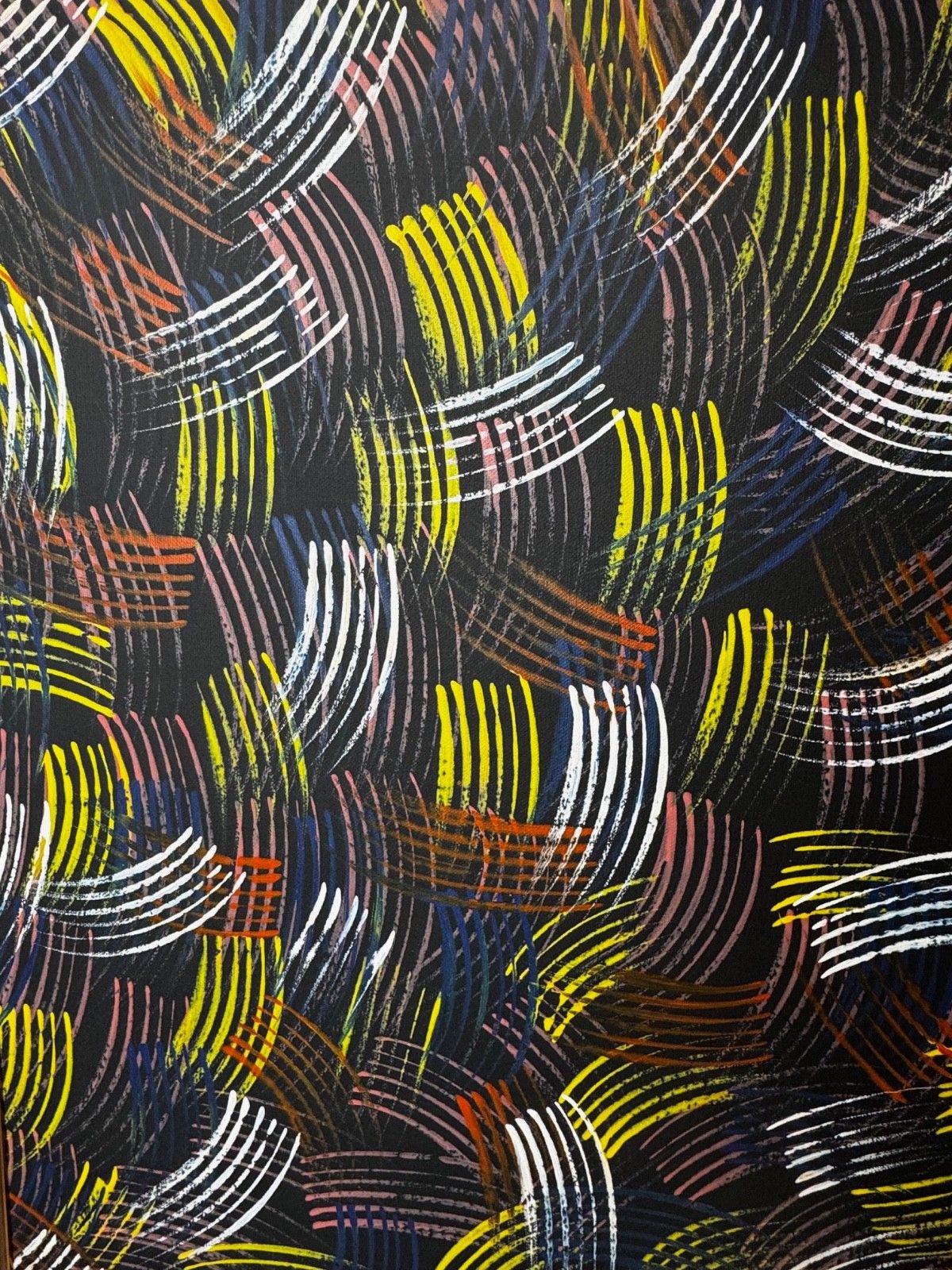 photo vinterior Huge Painting 🔥 Fire Dreaming By Jean Hudson Nampijinpa C2005