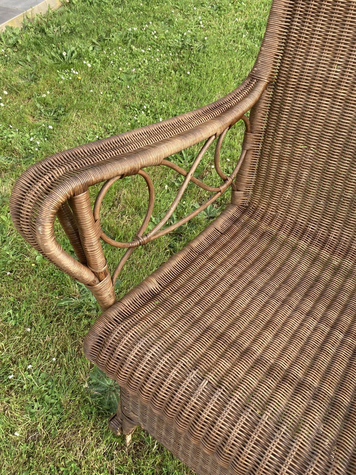 Former Rattan Rocking Chair Chair photo vintage