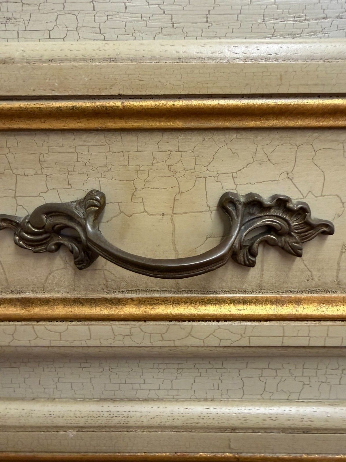photo vintage Stunning French Rococo Style Five Door Carved Armoire/Wardrobe