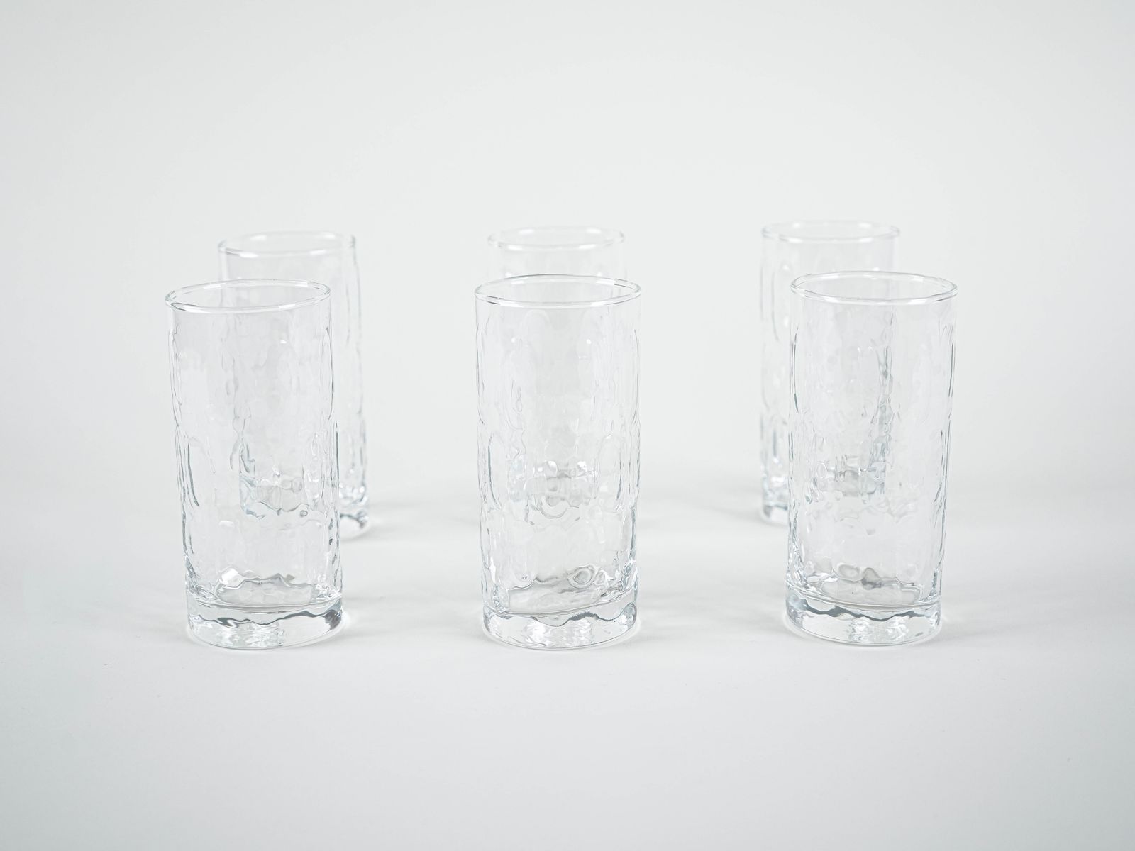 Set van zes glazen, Deens design, jaren 1970, gemaakt in Denemarken photo Woonaccessoires
