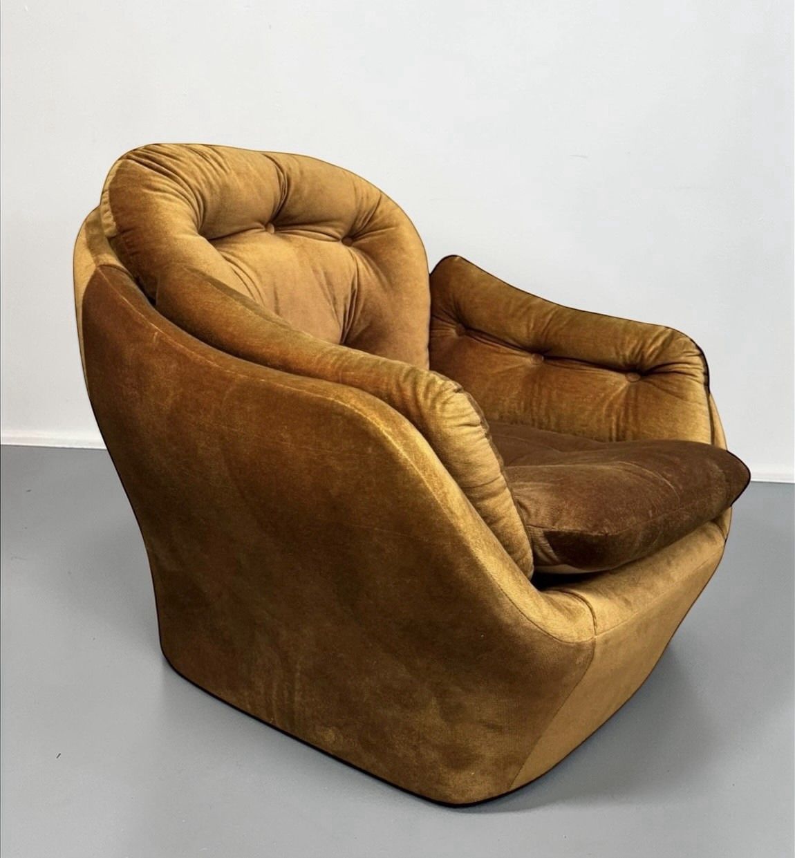 Pair Of Mid Century Vono Armchairs Art Deco Style C1950s Rare photo buy