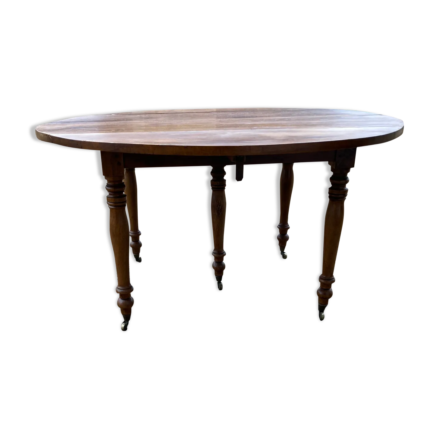 Page 1 Of 13 Round Walnut Table Of 130 Cm In Diameter.