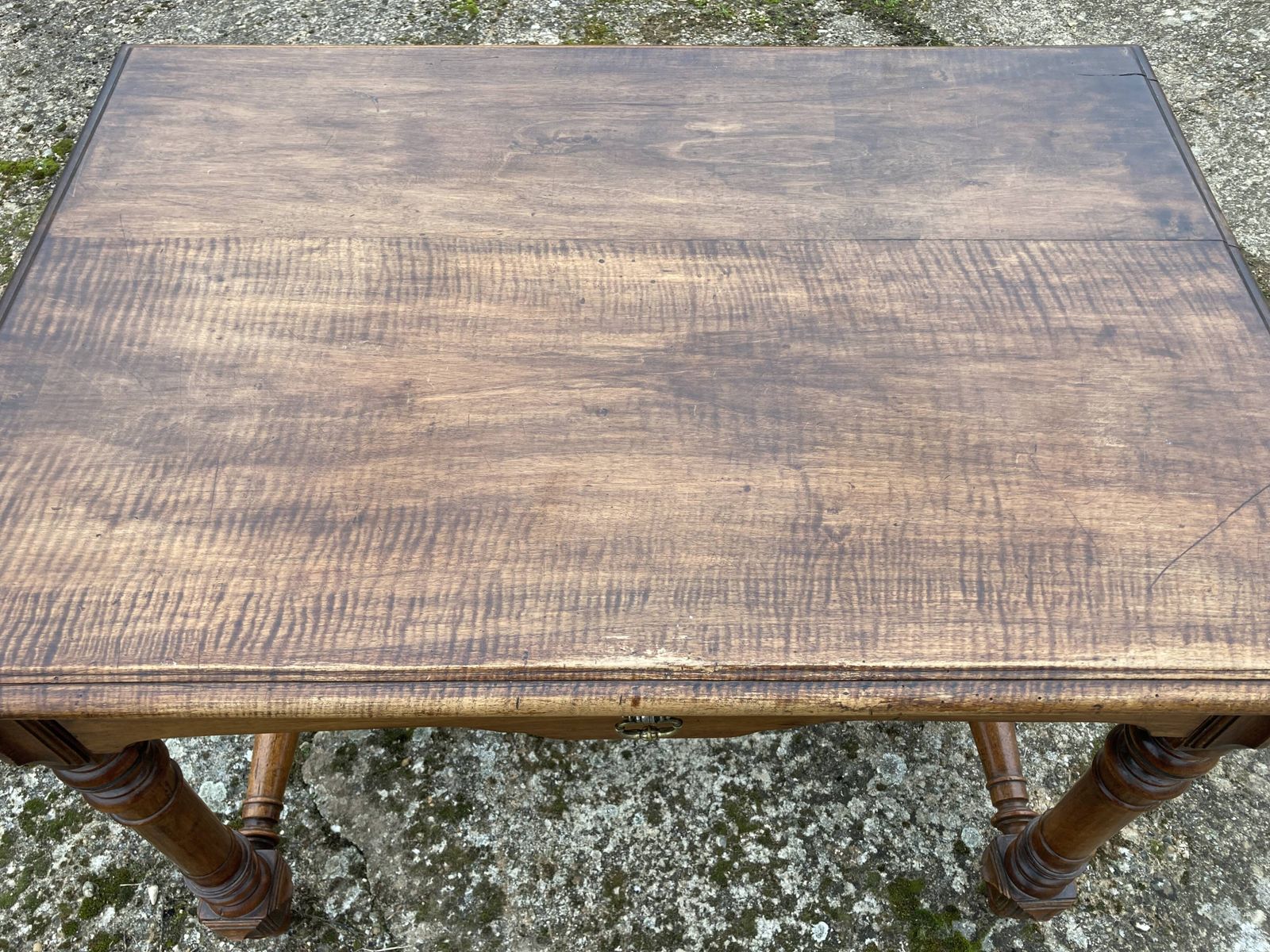 Furniture Page 1 Of 13 Round Walnut Table Of 130 Cm In Diameter. photo