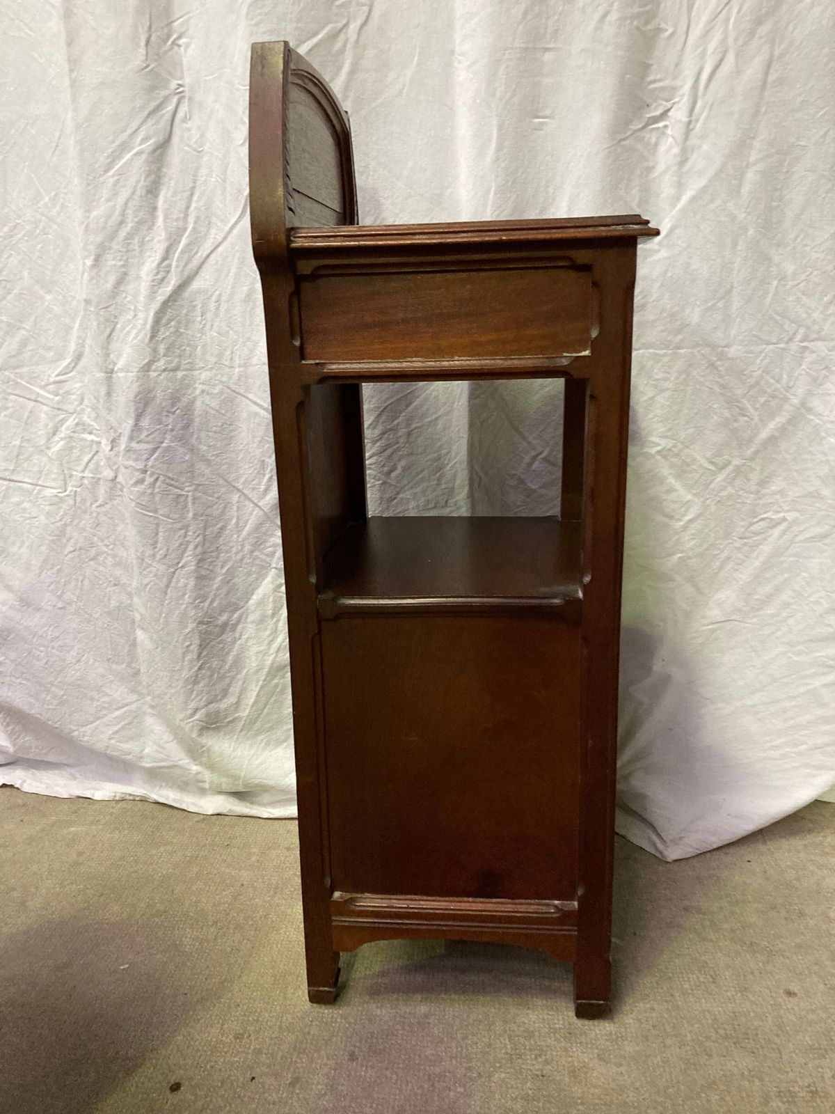 Art Nouveau Nightstand., Mid 20th Century photo vintage