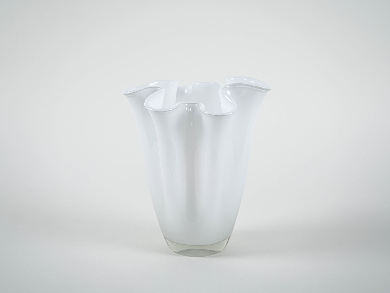 Vase en verre, design danois, années 1970, fabriqué au Danemark photo Décoration