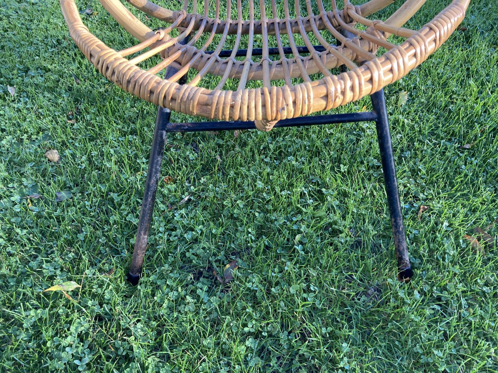Dirk Van Sliedregt Rattan Armchair For Rohe Noordewolde 60s. photo buy