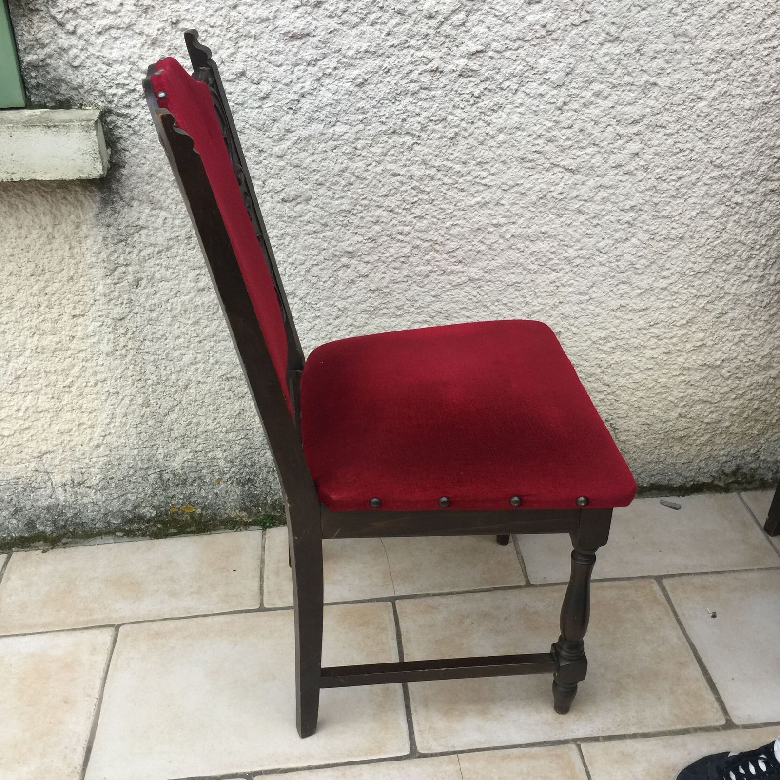 Set Of 4 Monasteries Chairs., Mid 20th Century photo 165.0