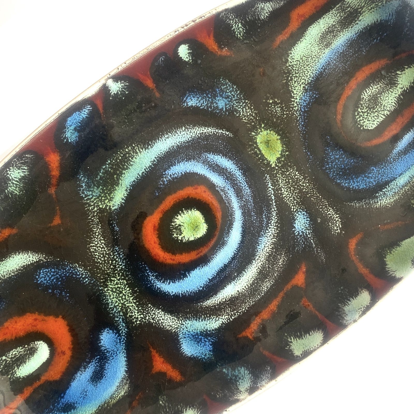 Poole Pottery Delphis Pin Dish By Jean Millership, Shape 361, Mid Century Modern Ceramics photo Home Decor