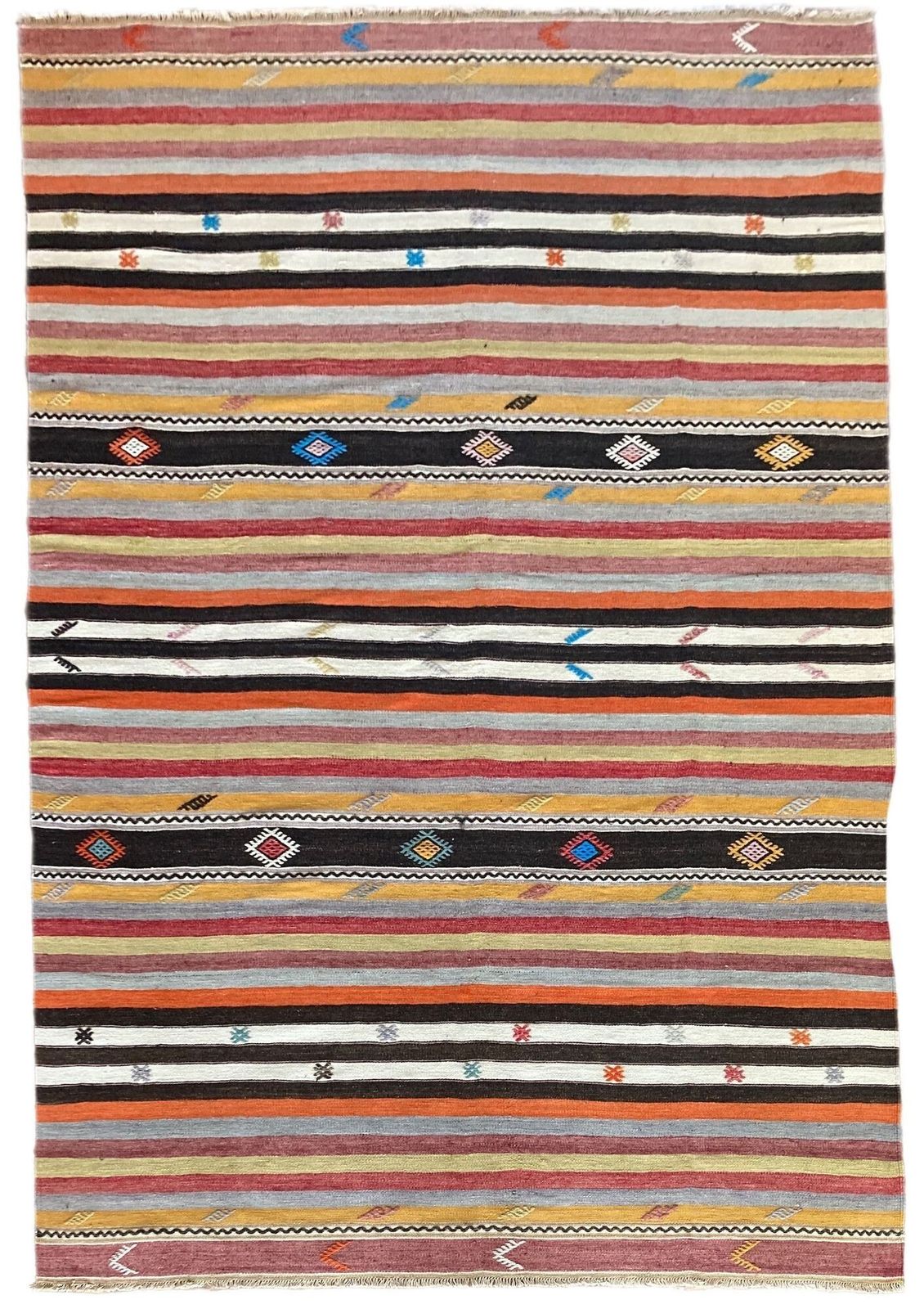 Vintage Anatolian Kilim 3.15m X 1.94m