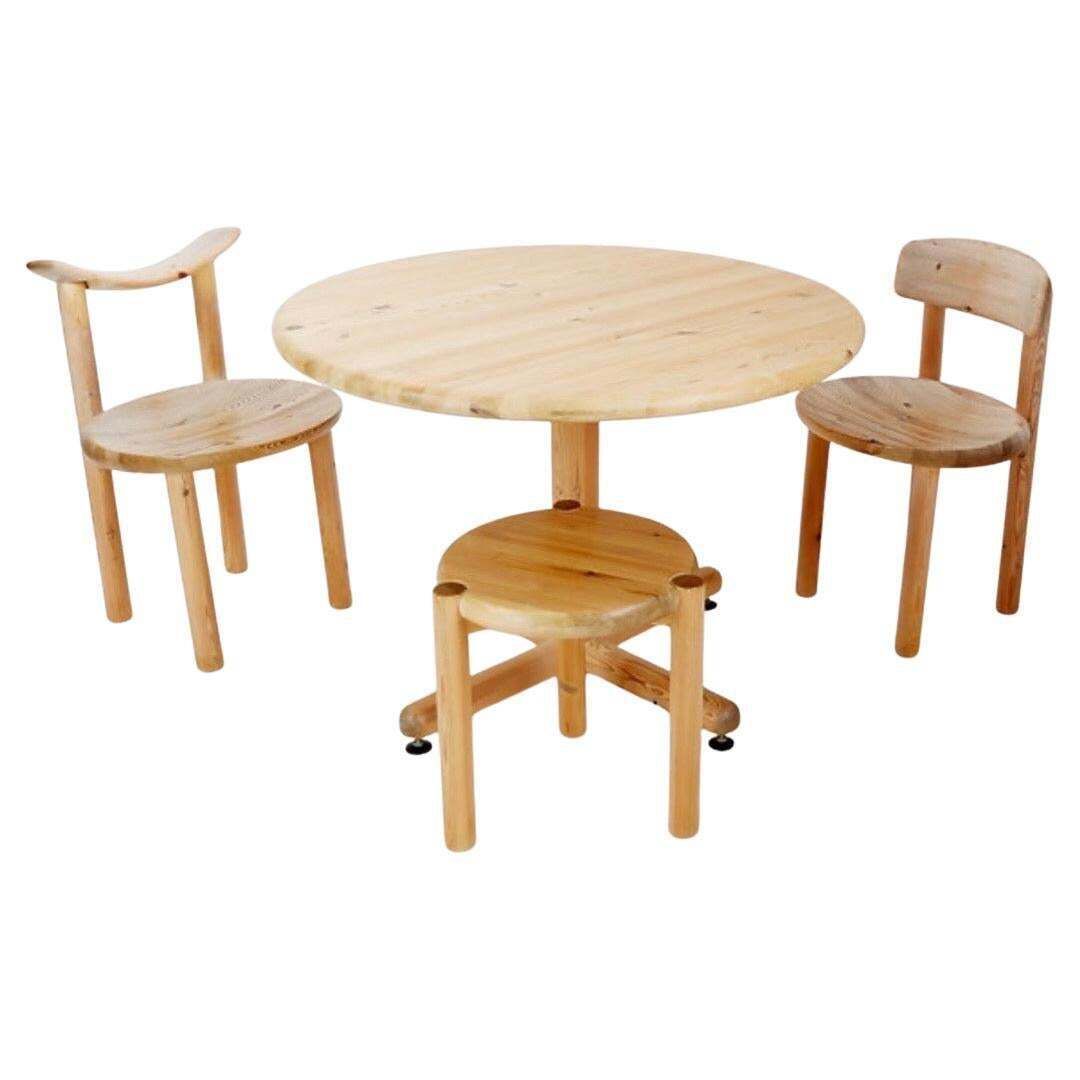 Rainer Daumiller For Hirtshals Savværk A/S Dining Set   Denmark, 1970s