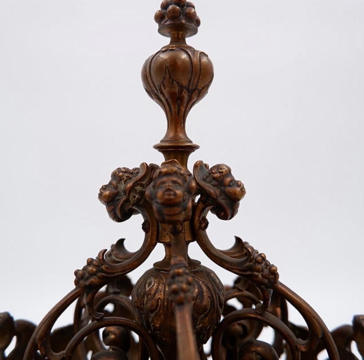 Mid Century Bronze Abstract Sculpture In Belle époque Style, 31.5 Cm photo furniture
