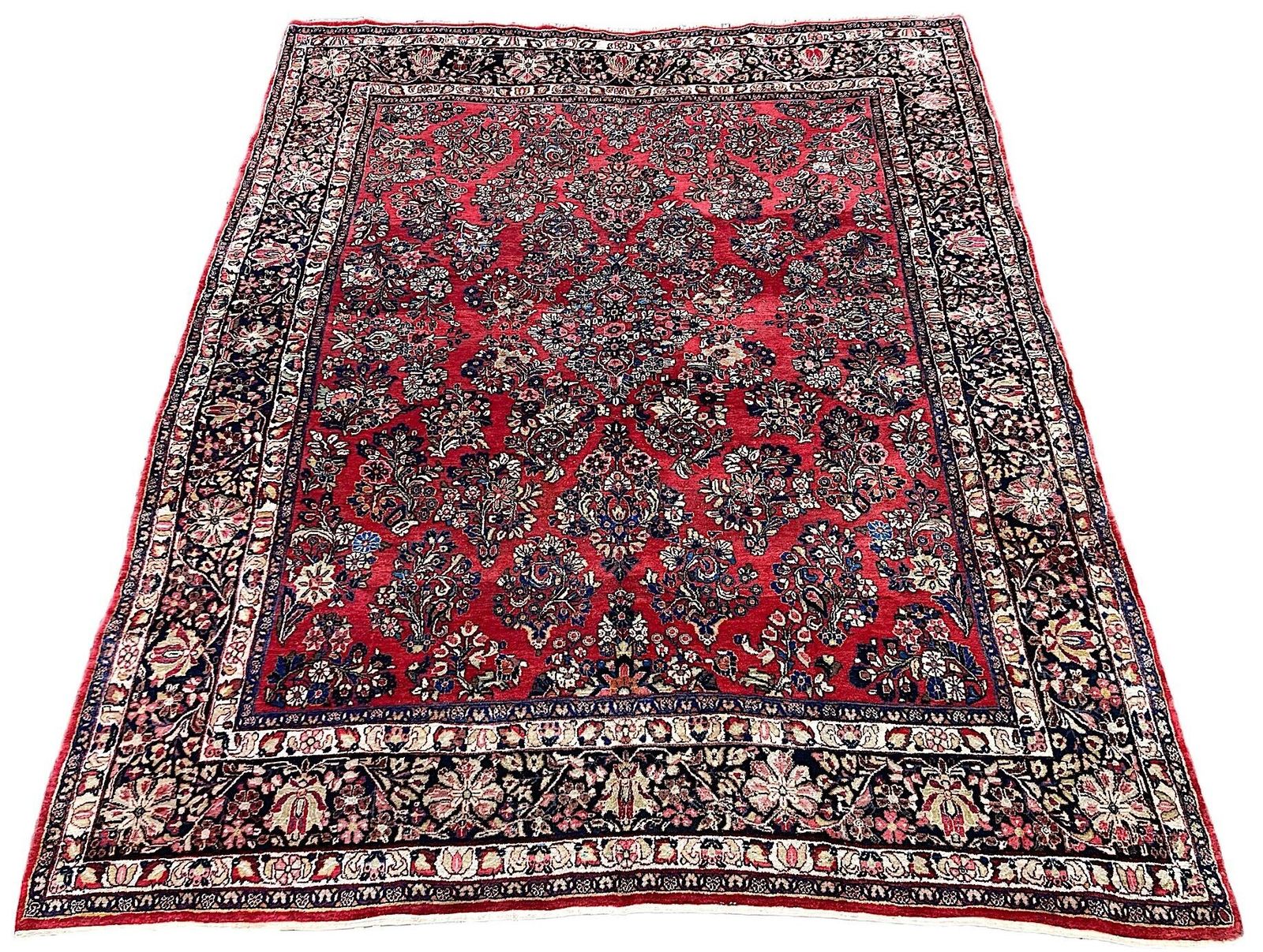 Antiek Sarouk tapijt 3,07 m x 2,45 m photo furniture