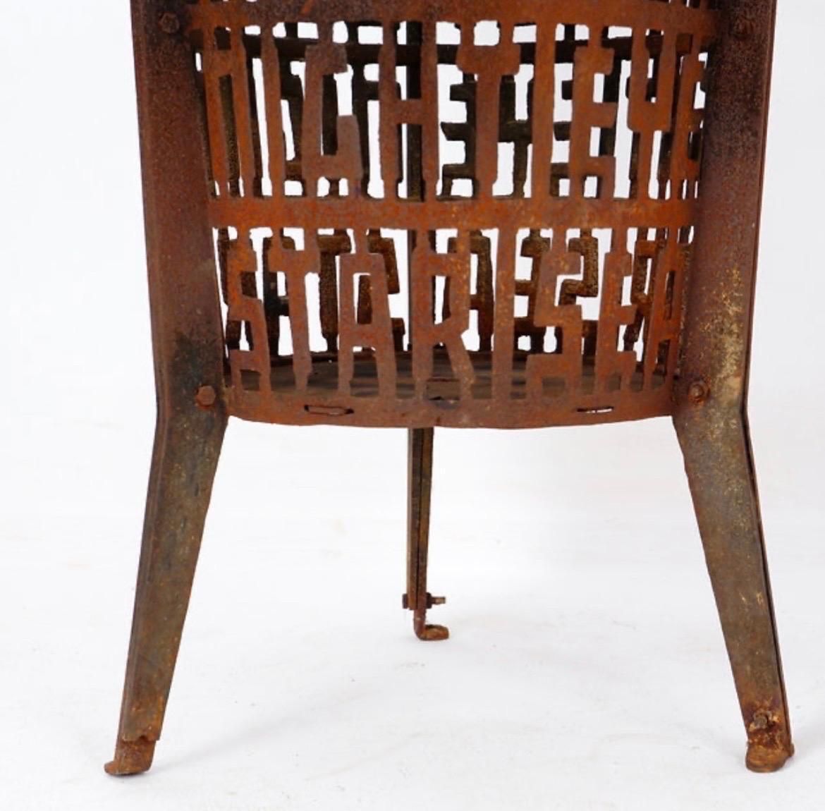 Atelier René Knip Fire Basket, Cor Ten Steel, 2000s photo buy