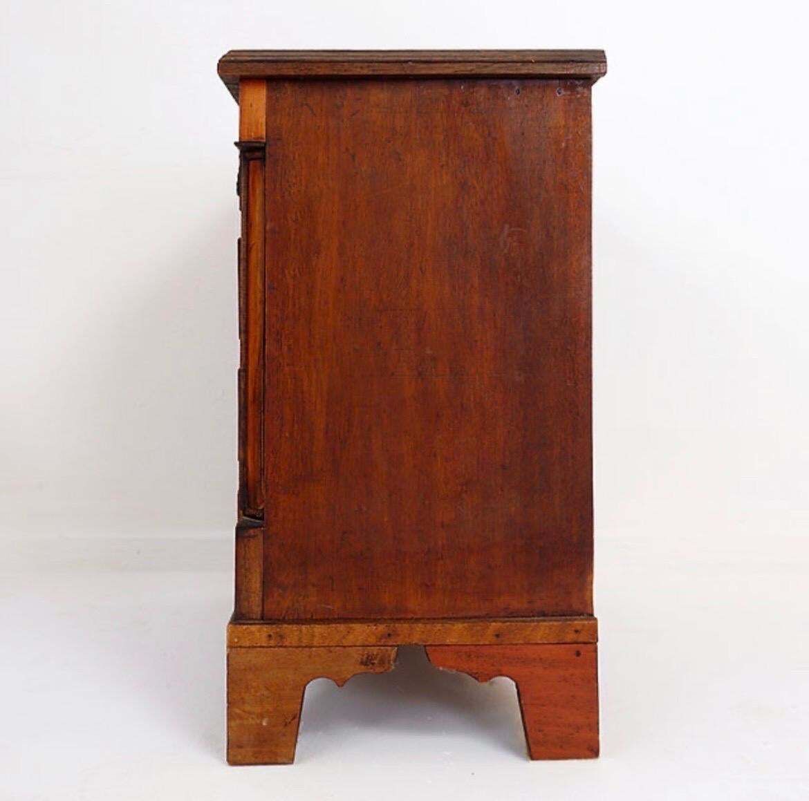 Victorian Style Chest Of Drawers, Hardwood, Antique Commode, 1970s photo 589.0