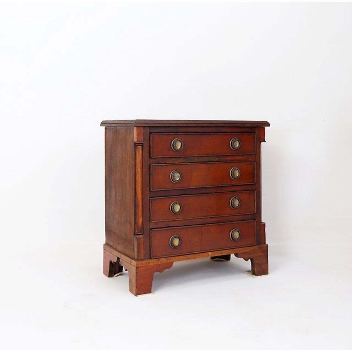 photo furniture Victorian Style Chest Of Drawers, Hardwood, Antique Commode, 1970s