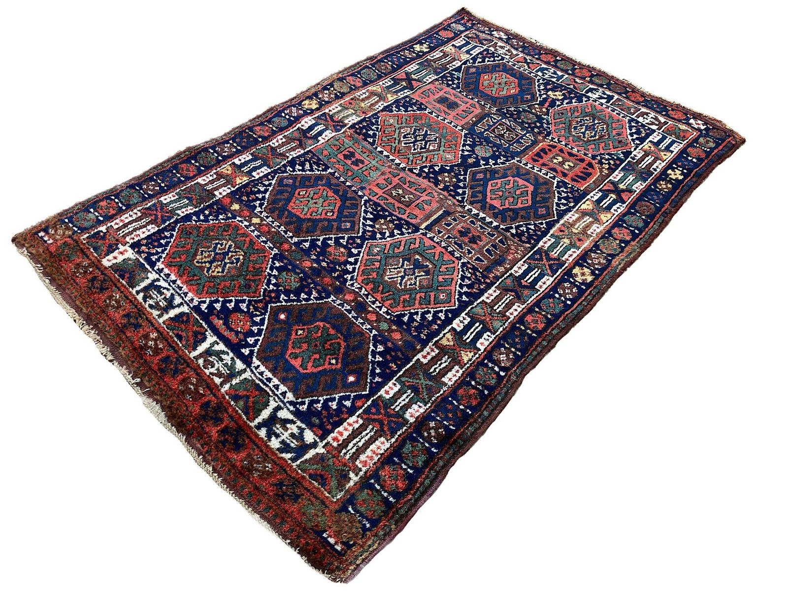 Antique Kurdish Rug 1.92m X 1.19m photo for sale