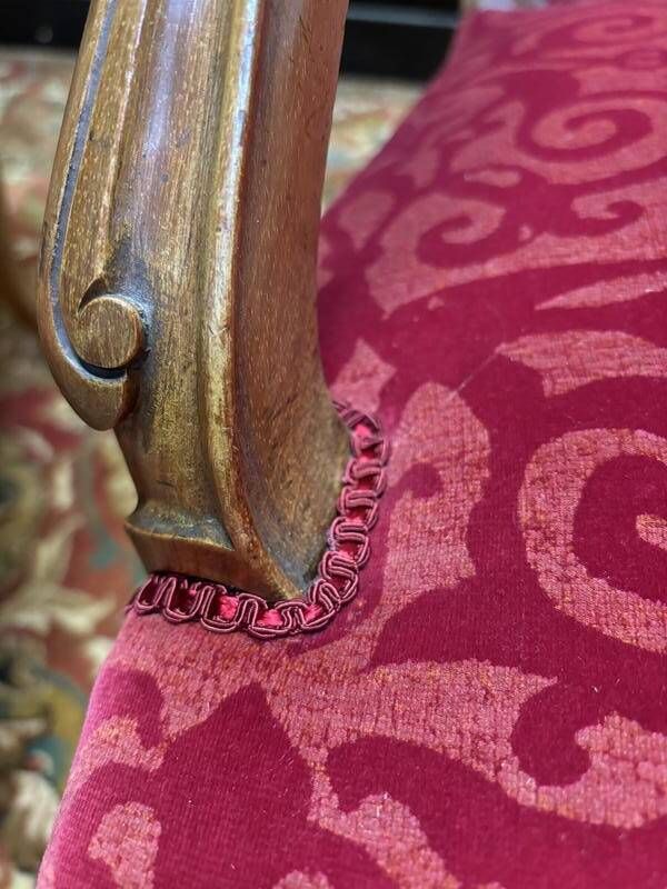 Pair Of Louis XV Style Armchairs, 19th Century photo buy