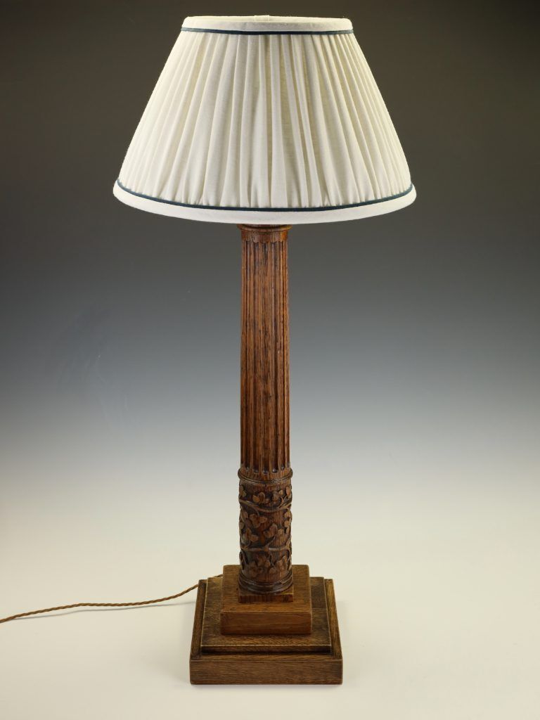 Large Empire Lampshade – Ecru With Ink | Handmade In The Uk photo furniture