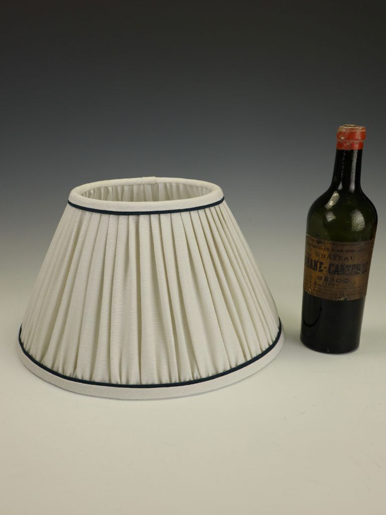 Large Empire Lampshade – Ecru With Ink | Handmade In The Uk photo Lighting