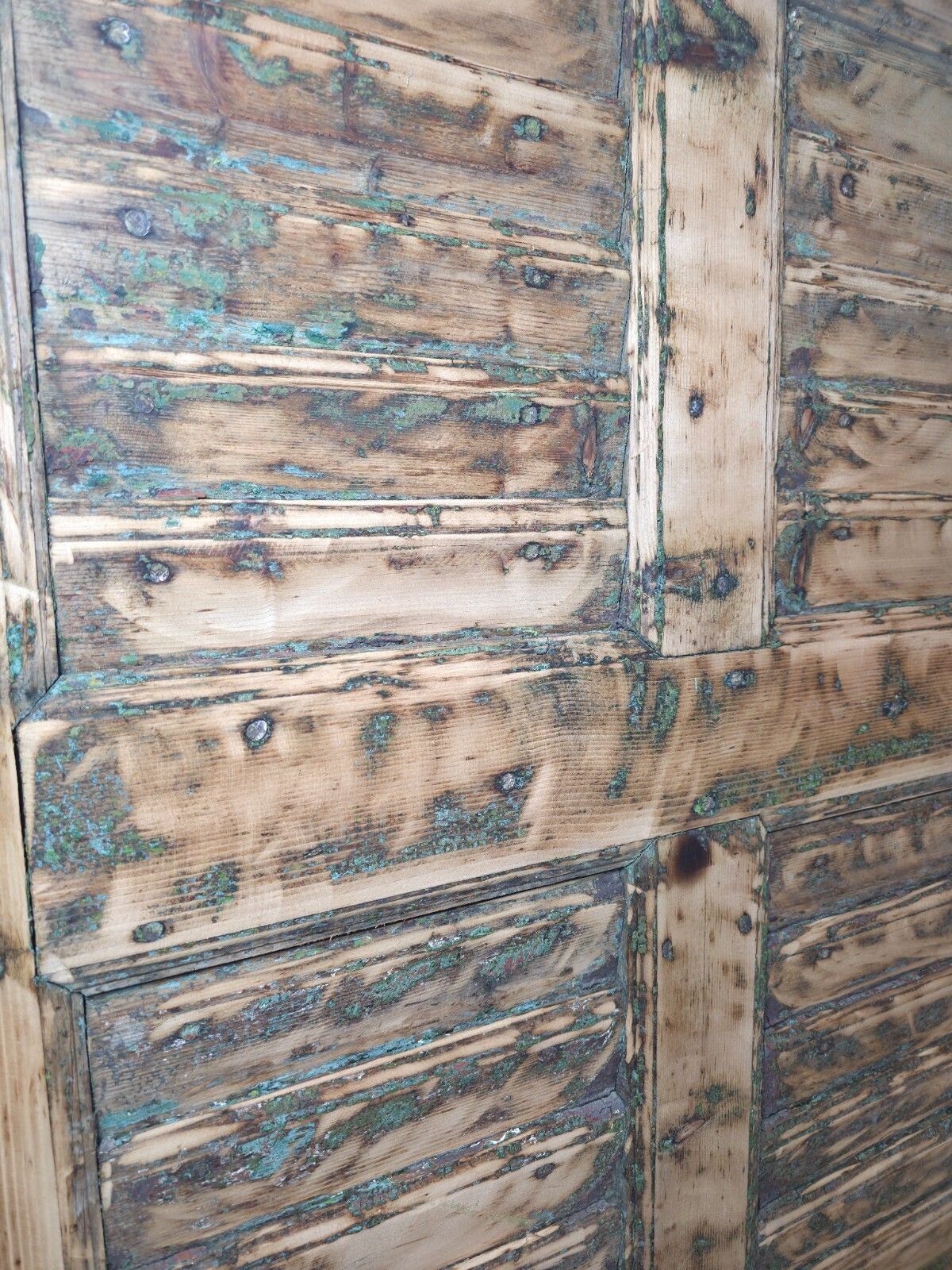 Antique French Rustic Wooden Vineyard Cellar Door photo Home Fixtures