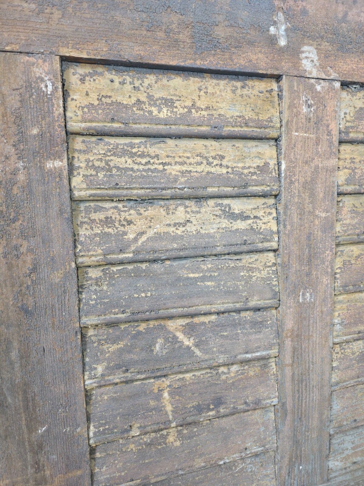 Antique French Split 2 Piece Rustic Wooden Vineyard Cellar Stable Door photo 300.0
