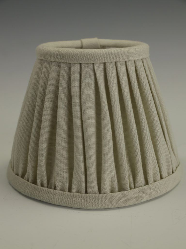 Petite Clip On Empire Lampshade – Natural | Handmade In The Uk