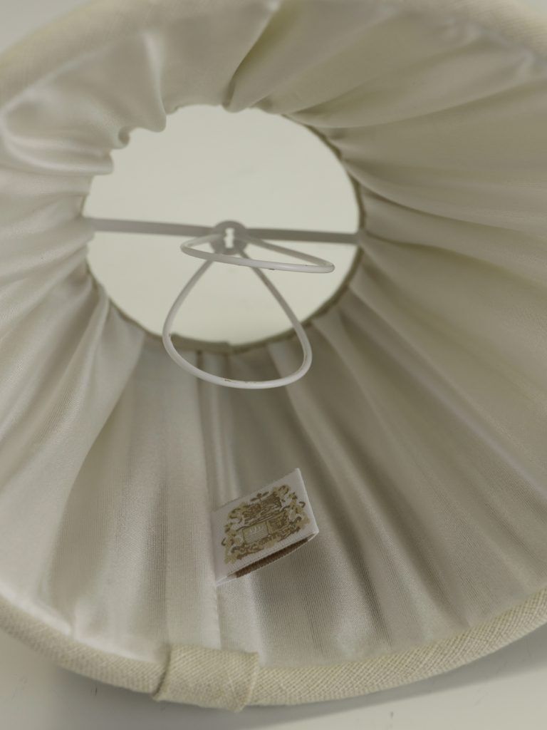 Petite Clip On Empire Lampshade – Natural | Handmade In The Uk photo vintage