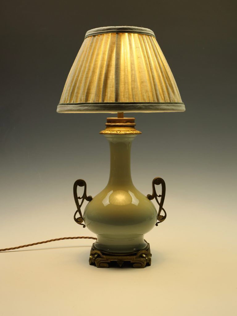 Small Empire Lampshade – Natural With Rosemary Trim | Handmade In The Uk photo vintage